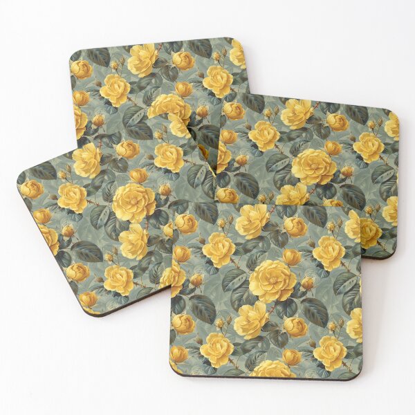 Item preview, Retro Radiance Vintage Yellow Rose designed and sold by Dasvilo.