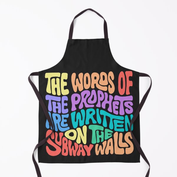 Item preview, The Words of the Prophets are Written on the Subway Walls Word Art designed and sold by Unhinged Heather.