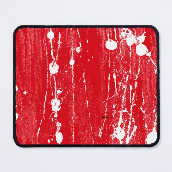 Item preview, RED PRINT WITH WHITE PAINT SPLATTERS - dePace' designed and sold by mrpropcake.