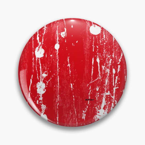 Item preview, RED PRINT WITH WHITE PAINT SPLATTERS - dePace' designed and sold by mrpropcake.