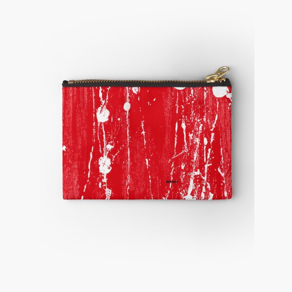Item preview, RED PRINT WITH WHITE PAINT SPLATTERS - dePace' designed and sold by mrpropcake.
