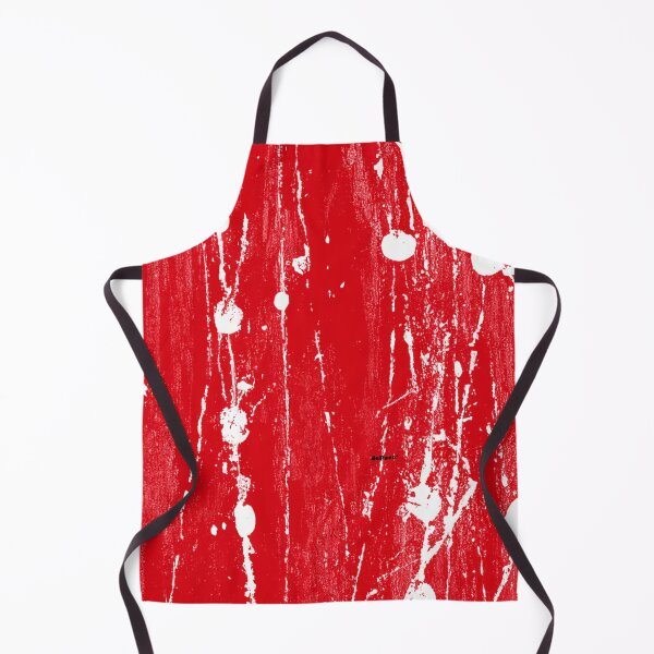 Item preview, RED PRINT WITH WHITE PAINT SPLATTERS - dePace' designed and sold by mrpropcake.