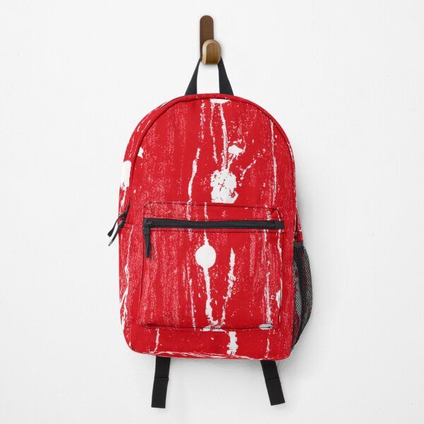 Item preview, RED PRINT WITH WHITE PAINT SPLATTERS - dePace' designed and sold by mrpropcake.