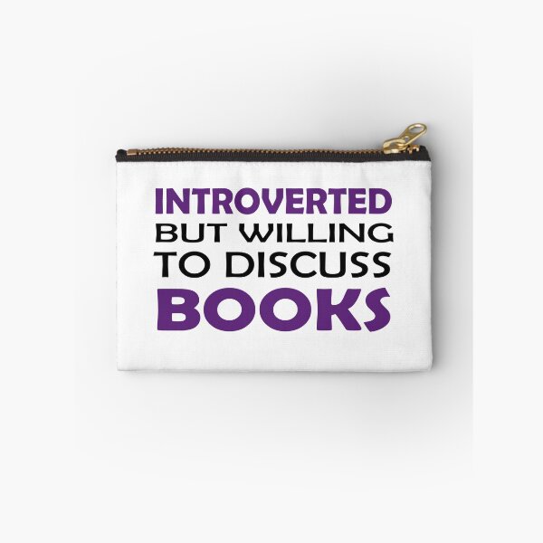 Item preview, Introverted but willing to discuss Books designed and sold by shannonigans019.