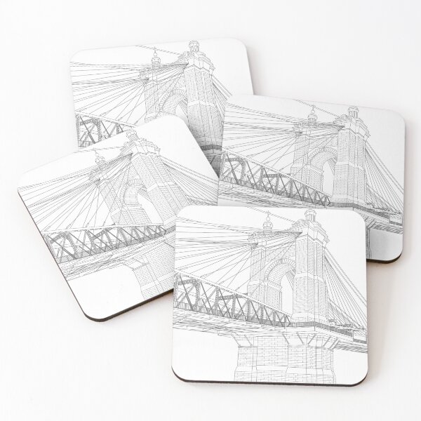 Item preview, Roebling Bridge Print designed and sold by Bridget Thornberry.