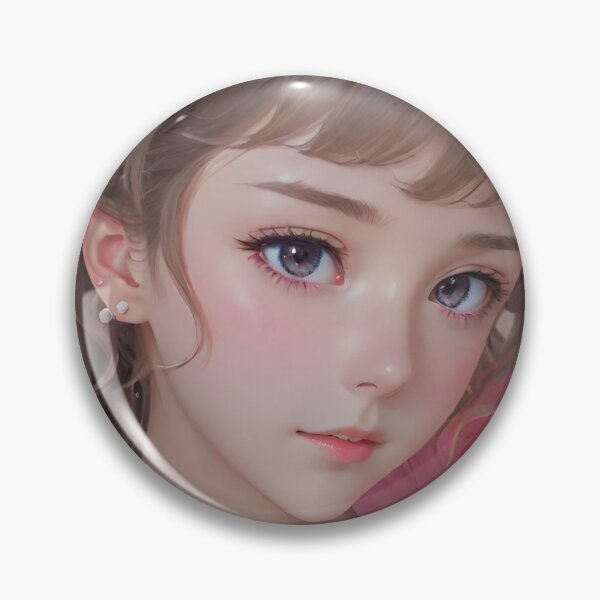 Item preview, Woman's Day - Blonde lady in pink dress with polka dots designed and sold by lusiakotowska.