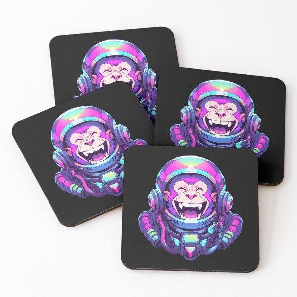 Item preview, Neon Monkey Astronaut no.2 designed and sold by Monokular.