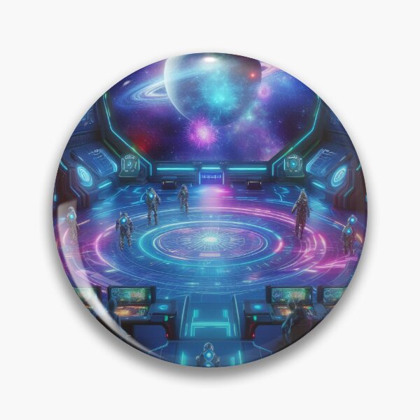Item preview, Galactic Command Center: A Cosmic Symphony of Technology and Starlight designed and sold by Wonderall.