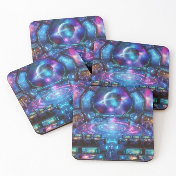 Item preview, Galactic Command Center: A Cosmic Symphony of Technology and Starlight designed and sold by Wonderall.