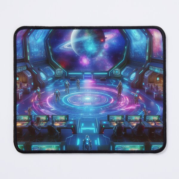 Item preview, Galactic Command Center: A Cosmic Symphony of Technology and Starlight designed and sold by Wonderall.