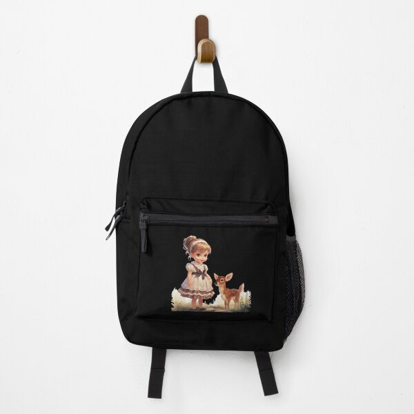 Item preview, Little girl with fawn, gift farmer, farmer's child designed and sold by Andrea-Design.