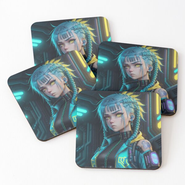 Item preview, Cyberpunk Evy designed and sold by DenSckrivAI.