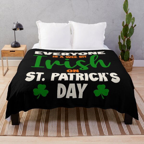 Item preview, Funny St Patricks Humor Everyone Is A Wee Bit Irish On St. Patricks Day St Pattys Day designed and sold by Bad Kitty Designz.