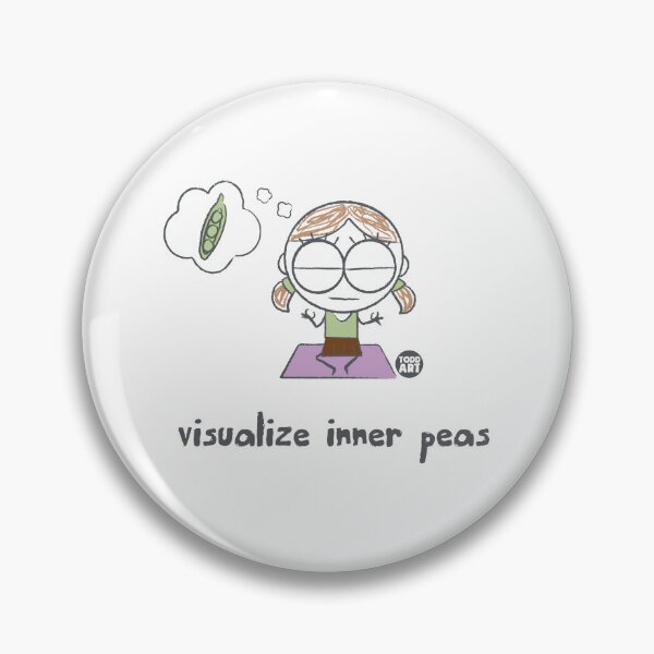 Item preview, HAPPY CAMPER - INNER PEAS GIRL designed and sold by TODD GOLDMAN.