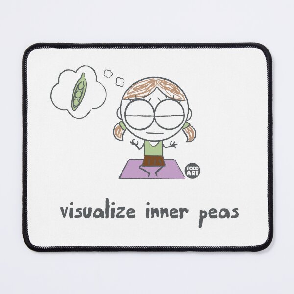 Item preview, HAPPY CAMPER - INNER PEAS GIRL designed and sold by TODD GOLDMAN.