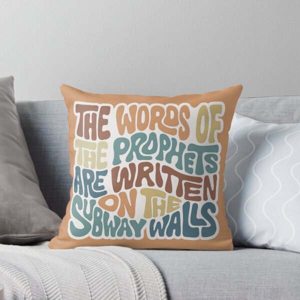 Item preview, The Words of the Prophets are Written on the Subway Walls Word Art designed and sold by Unhinged Heather.