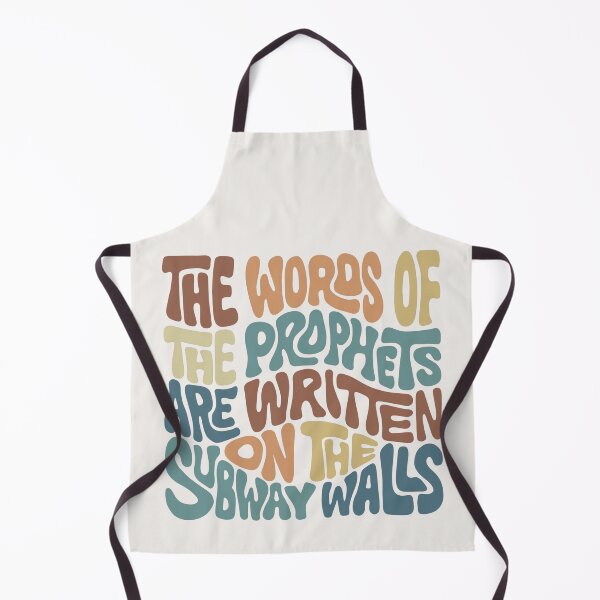 Item preview, The Words of the Prophets are Written on the Subway Walls Word Art designed and sold by Unhinged Heather.