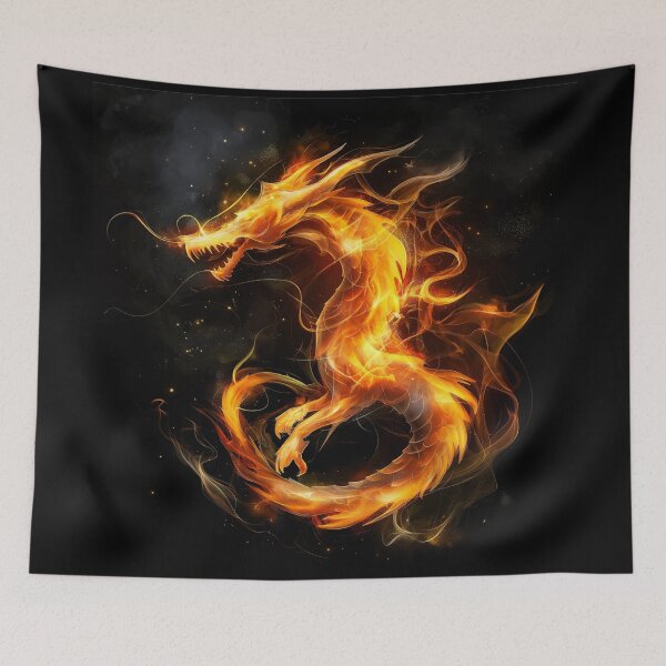 Item preview, Fire dragon designed and sold by Wiesława Smolińska.