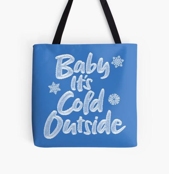Tote Bag Flocon De Neige Glace De Noel Sur Fond Bleu Fonce Par 26 Characters Redbubble