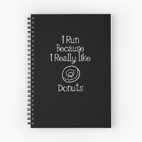 Item preview, I Run Because I Really Like Donuts  designed and sold by TeeTimeGuys.