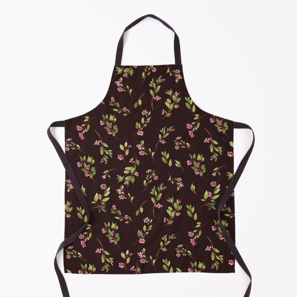 Item preview, Tossed Floral Wildflowers on Chocolate Brown designed and sold by NiranjanaMani.