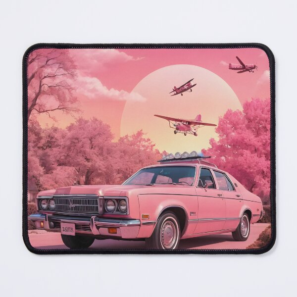 Item preview, vintage pink car designed and sold by hamzamah.