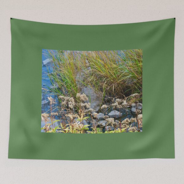 Item preview, reeds and rocks in the Rideau river designed and sold by Shulie1.