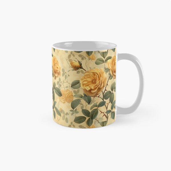 Item preview, Timeless Appeal Retro Yellow Rose Botanical designed and sold by Dasvilo.