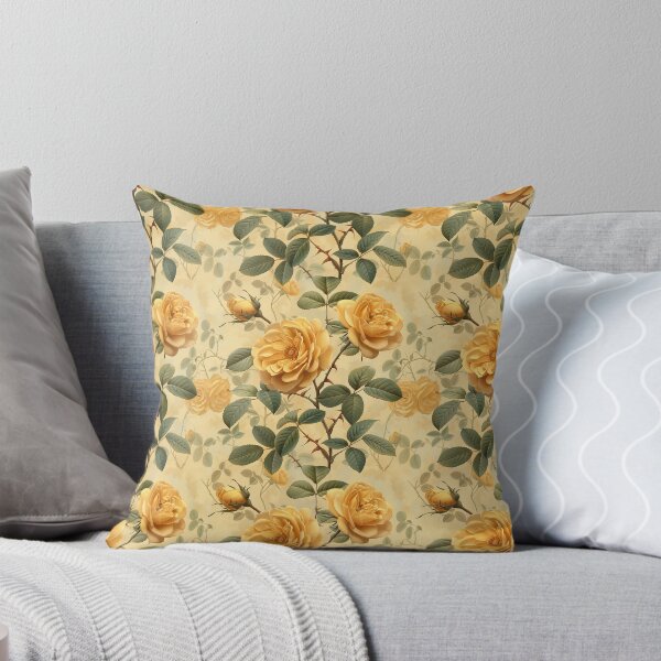 Item preview, Timeless Appeal Retro Yellow Rose Botanical designed and sold by Dasvilo.