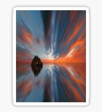 SUNSET Pop Art Sticker
