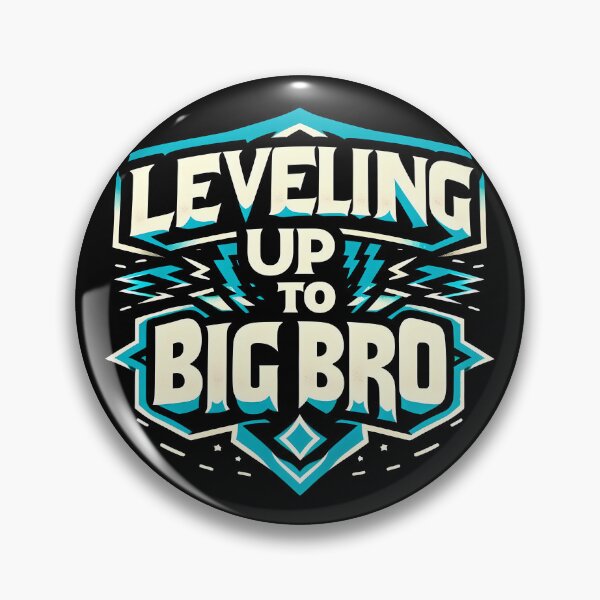 Item preview, Leveling Up to Big Bro, typography designed and sold by maxmaj.