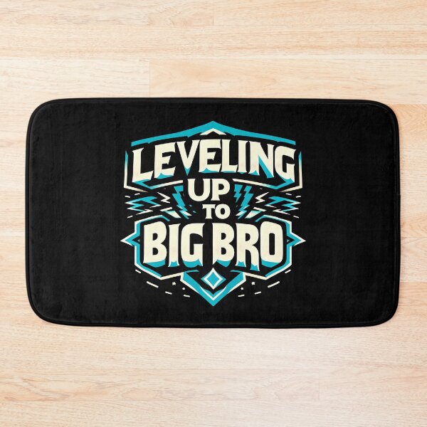 Item preview, Leveling Up to Big Bro, typography designed and sold by maxmaj.