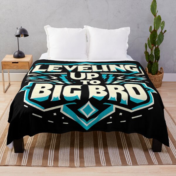 Item preview, Leveling Up to Big Bro, typography designed and sold by maxmaj.