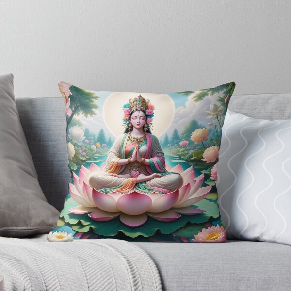 Item preview, Buddhist Tara Pink Lotus Moon designed and sold by GuyBlank.