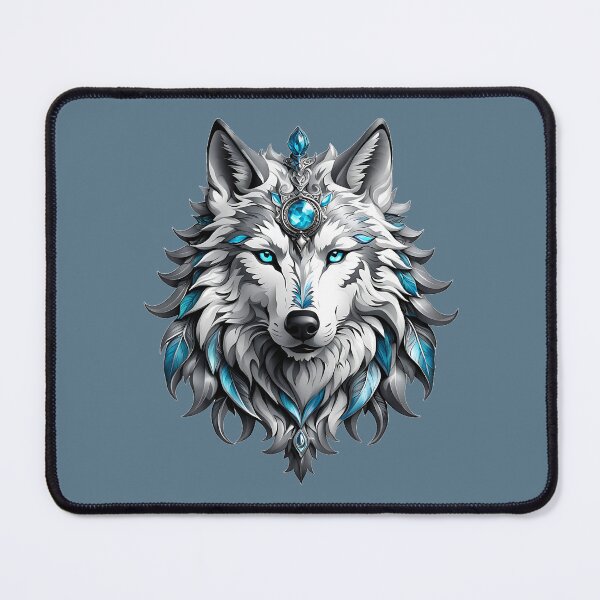 Item preview, Wolf head ornament, Broken Glass effect designed and sold by Super-Fox.