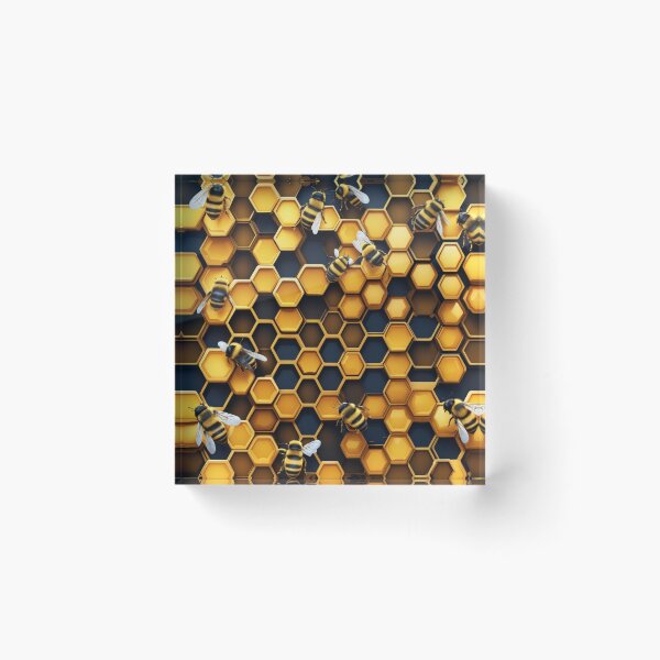 Item preview, Bees-Geometric-Honeycomb designed and sold by BeeTheArtCo.