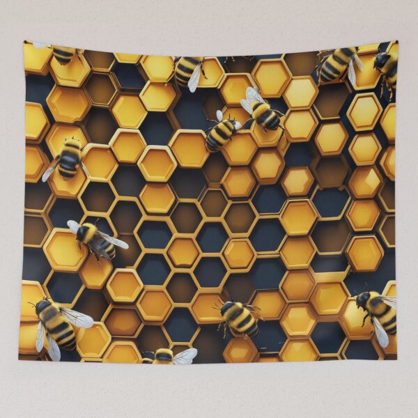 Artikelvorschau, Bienen-geometrische Wabe entworfen und verkauft von BeeTheArtCo.