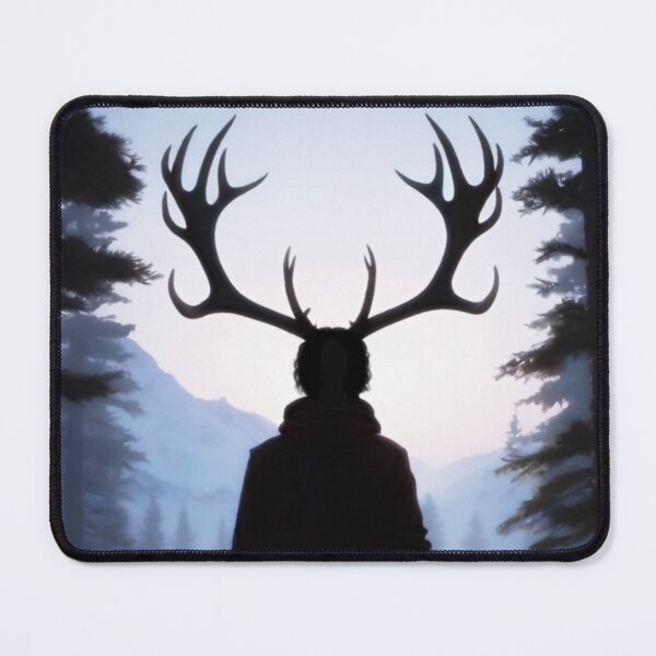 Item preview, Will Graham with Antlers Wendigo Silhouette in the Snow designed and sold by orionlodubyal.
