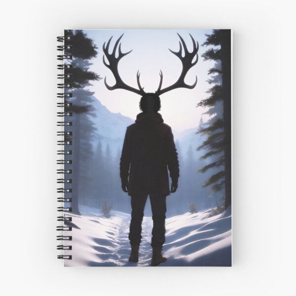Item preview, Will Graham with Antlers Wendigo Silhouette in the Snow designed and sold by orionlodubyal.