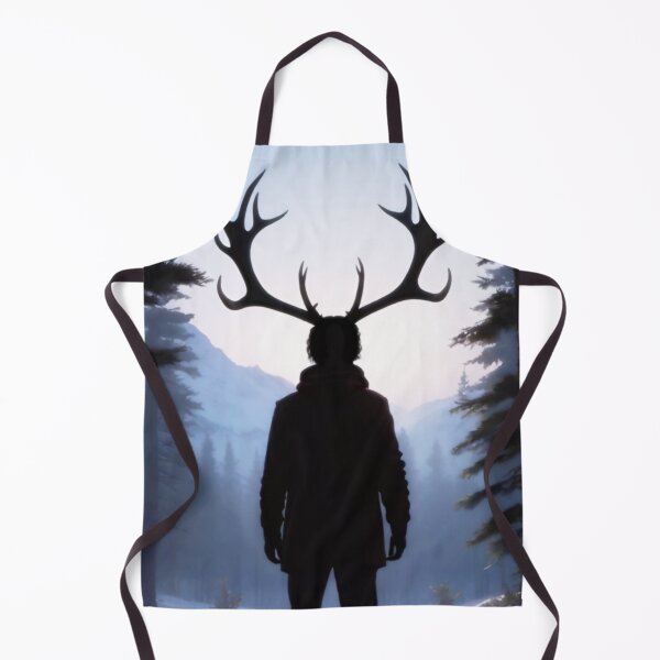 Item preview, Will Graham with Antlers Wendigo Silhouette in the Snow designed and sold by orionlodubyal.