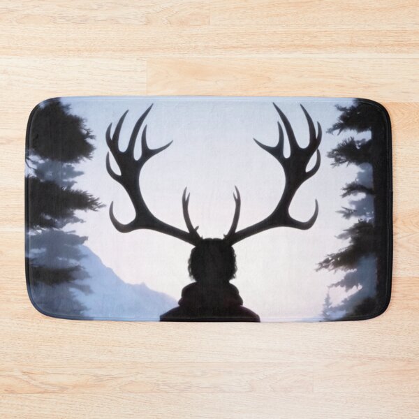 Item preview, Will Graham with Antlers Wendigo Silhouette in the Snow designed and sold by orionlodubyal.