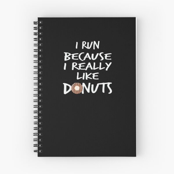 Item preview, I Run Because I Really Like Donuts V3 designed and sold by TeeTimeGuys.