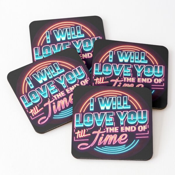 Item preview, I will love you till’ the end of time, typography, retro designed and sold by maxmaj.