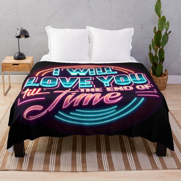 Item preview, I will love you till’ the end of time, typography, retro designed and sold by maxmaj.