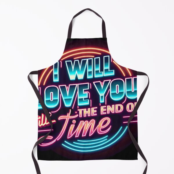 Item preview, I will love you till’ the end of time, typography, retro designed and sold by maxmaj.