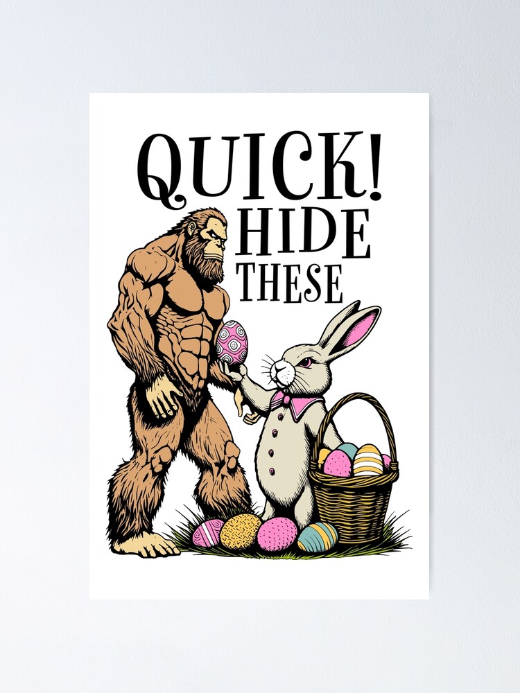 Funny Bigfoot Easter Egg Hunting Shirt, Hunt Season Gift Funny Bigfoot Easter Egg Hunting Shirt, Hunt Season Gift