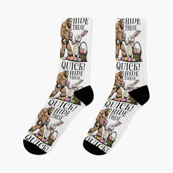 Item preview, Funny Easter Bunny Bigfoot Sasquatch Egg Hunt Helper designed and sold by GrandeDuc.