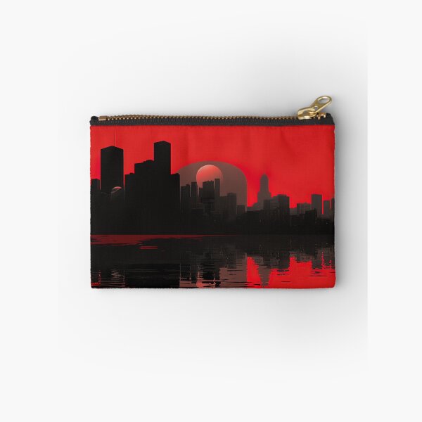 Item preview, City skyline | Red minimalism designed and sold by ComicsFactory.