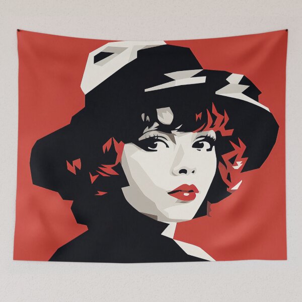 Item preview, Clara Bow | Red minimalism designed and sold by ComicsFactory.