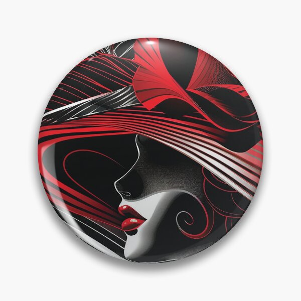 Item preview, Art Deco Elegance in Red and Black designed and sold by Cris888.
